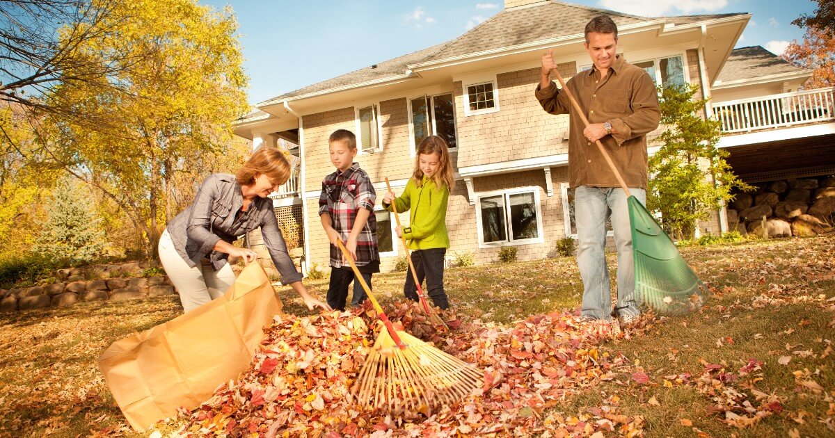 Fall Clean-Up in Two Parts: Nostalgic and Gross - Out With The Kids