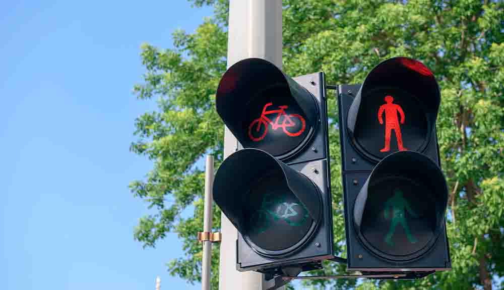 pedestrians and bicycle riders do not have to obey traffic signals